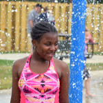 Children at Bartlett Splash Pad, June 27, 2015.